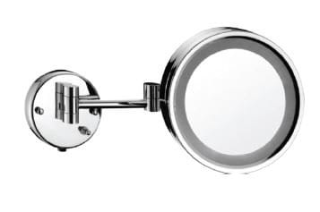 מראה מגדילה בטרייה תאורת LED דו צדדית פי 7 מראה מגדילה בטרייה תאורת LED דו צדדית פי 7