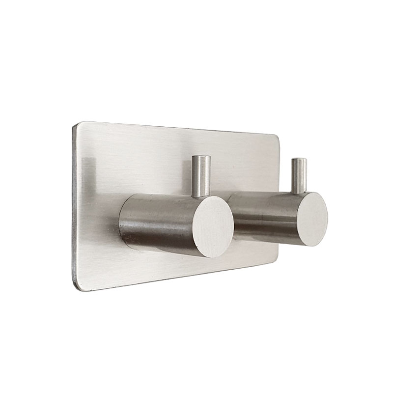 קולב זוגי בהדבקה קורל ניקל מוברש קולב זוגי בהדבקה קורל ניקל מוברש